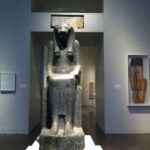 Photograph of an Egyptian Statue from the San Antonio Museum of Art