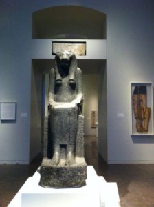 Photograph of an Egyptian Statue from the San Antonio Museum of Art