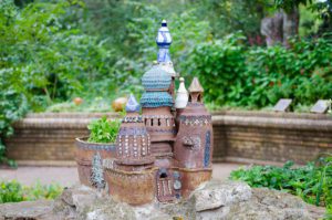 Cinderella's Castle at the San Antonio Botanical Garden