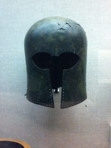 Photograph of a Helmet from the San Antonio Museum of Art